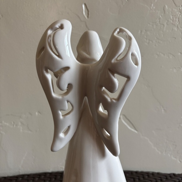 Delton Products Corp. Electric Ceramic Angel Lamp Night Light Approx. 12" H - Picture 7 of 13